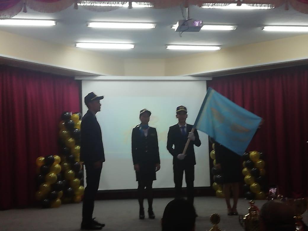 Әскери-патриоттық клуб курсанттарының ант қабылдауы /Принятие присяги курсантами военно-патриотического клуба