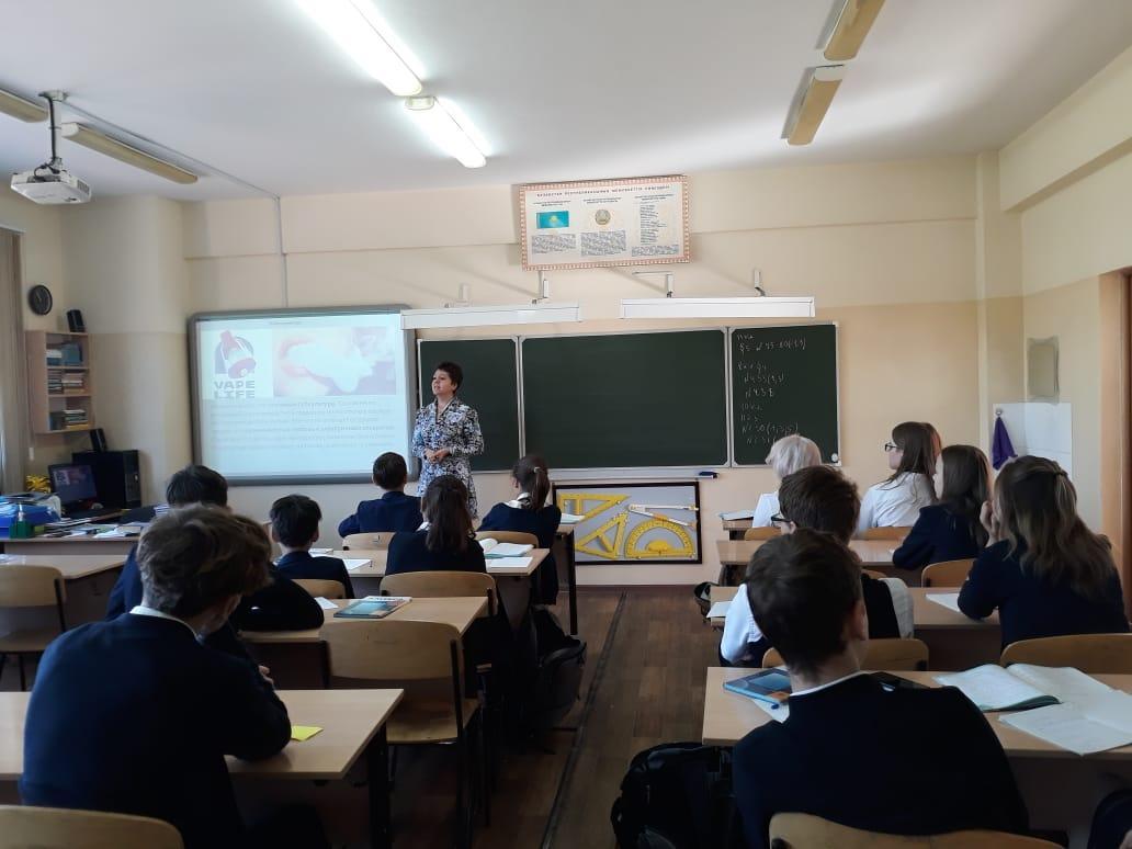 Дәріс " Электронды темекі. Зияны немесе пайдасы?» /Лекция   «Электронная сигарета. Вред или польза?»