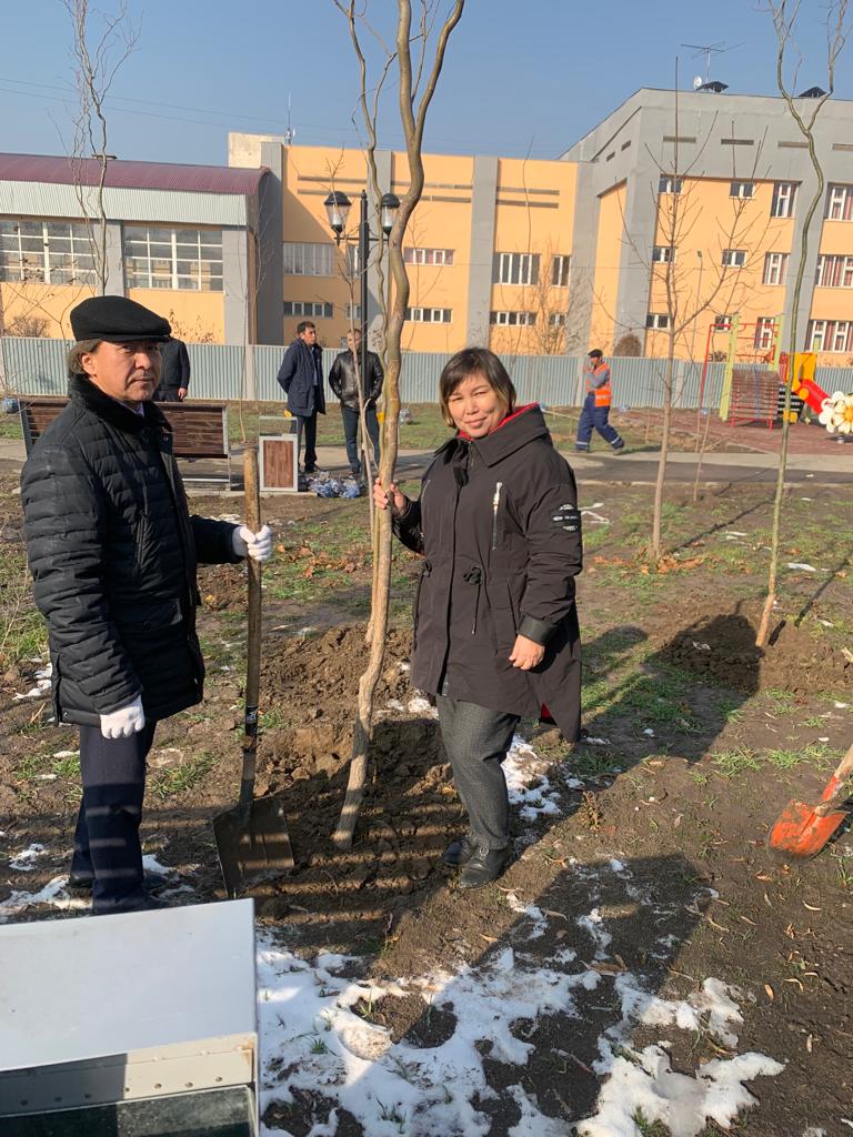 Спорт алаңын ашылу салтанаты / Открытие спортивной площадки/Спорт алаңын ашу