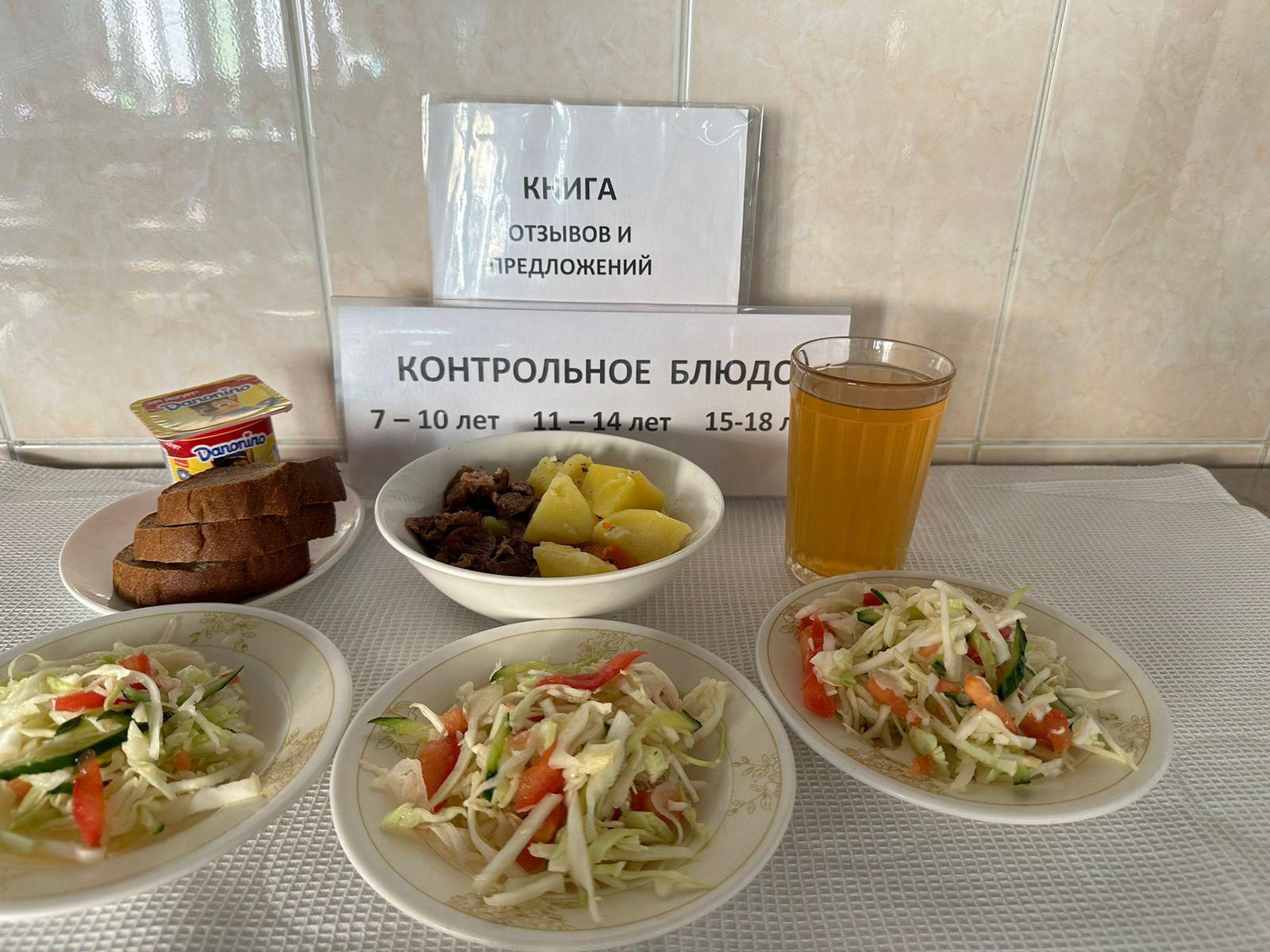 Тегін тамақтануға арналған ас мәзірі.Меню блюд для организации бесплатного питания