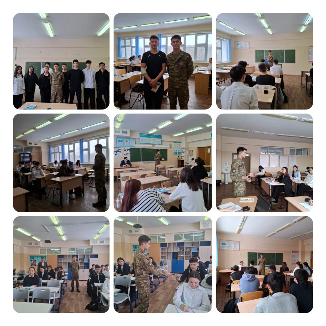 Түлекпен кездесу/ Встреча с выпускником