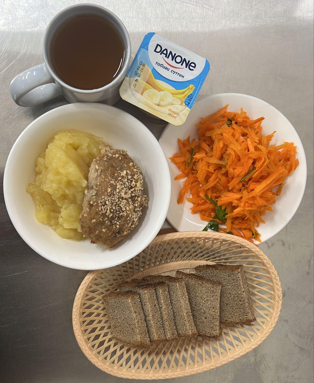 Тегін тамақтануға арналған ас мәзірі.Меню блюд для организации бесплатного питания