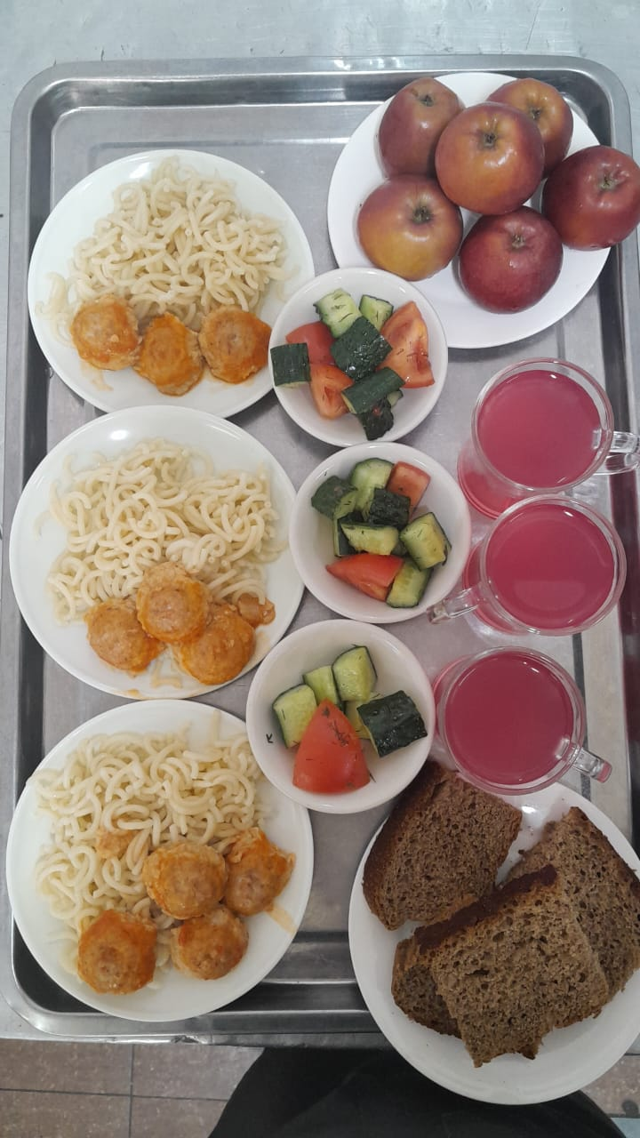 Тегін тамақтануға арналған ас мәзірі.Меню блюд для организации бесплатного питания