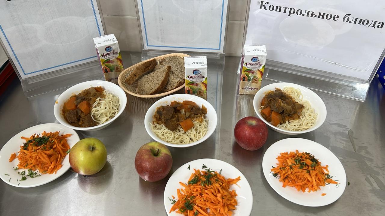 Тегін тамақтануға арналған ас мәзірі.Меню блюд для организации бесплатного питания