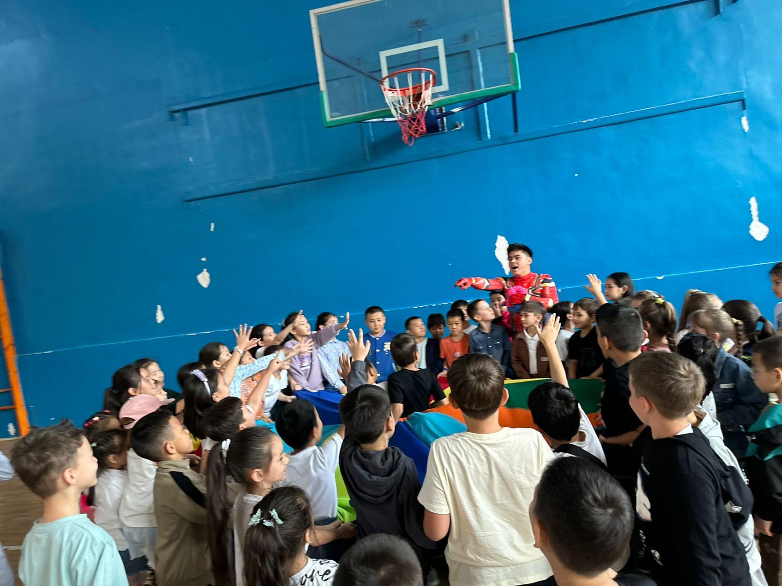 “Балдаурен” мектеп жанындағы жазғы лагерьдің ашылу салтанаты\Церемония открытия летнего пришкольного лагеря "Балдаурен"