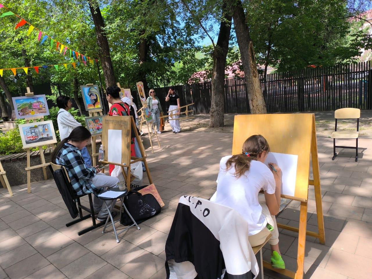 Аудандық балалар сурет байқауы/ Районный  детский конкурс рисунков «Спасатели и пожарные глазами детей»,