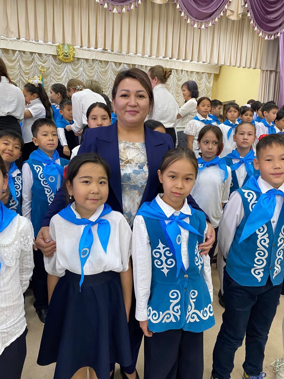 "Жас Ұлан" қатарына салтанатты қабылдау / Торжественное принятие в ряды  "Жас Ұлан".