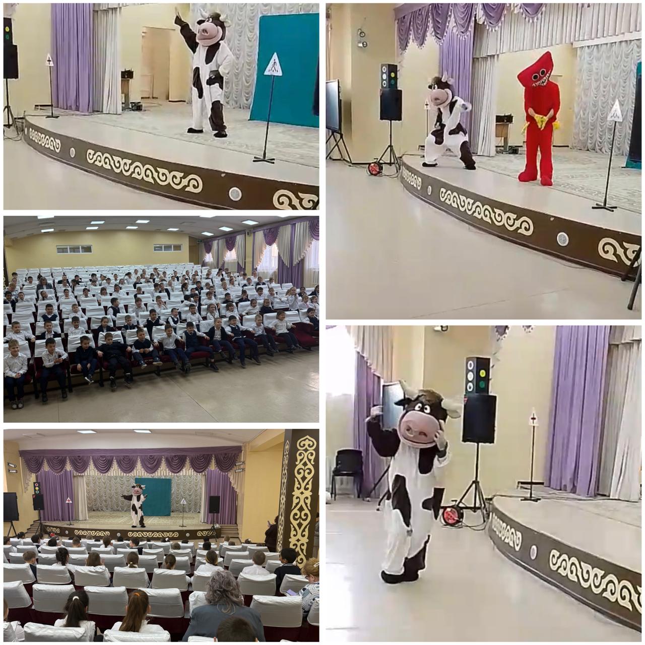 Жол қозғалысы ережелері мен өрт қауіпсіздігі бойынша театрландырылған қойылым /