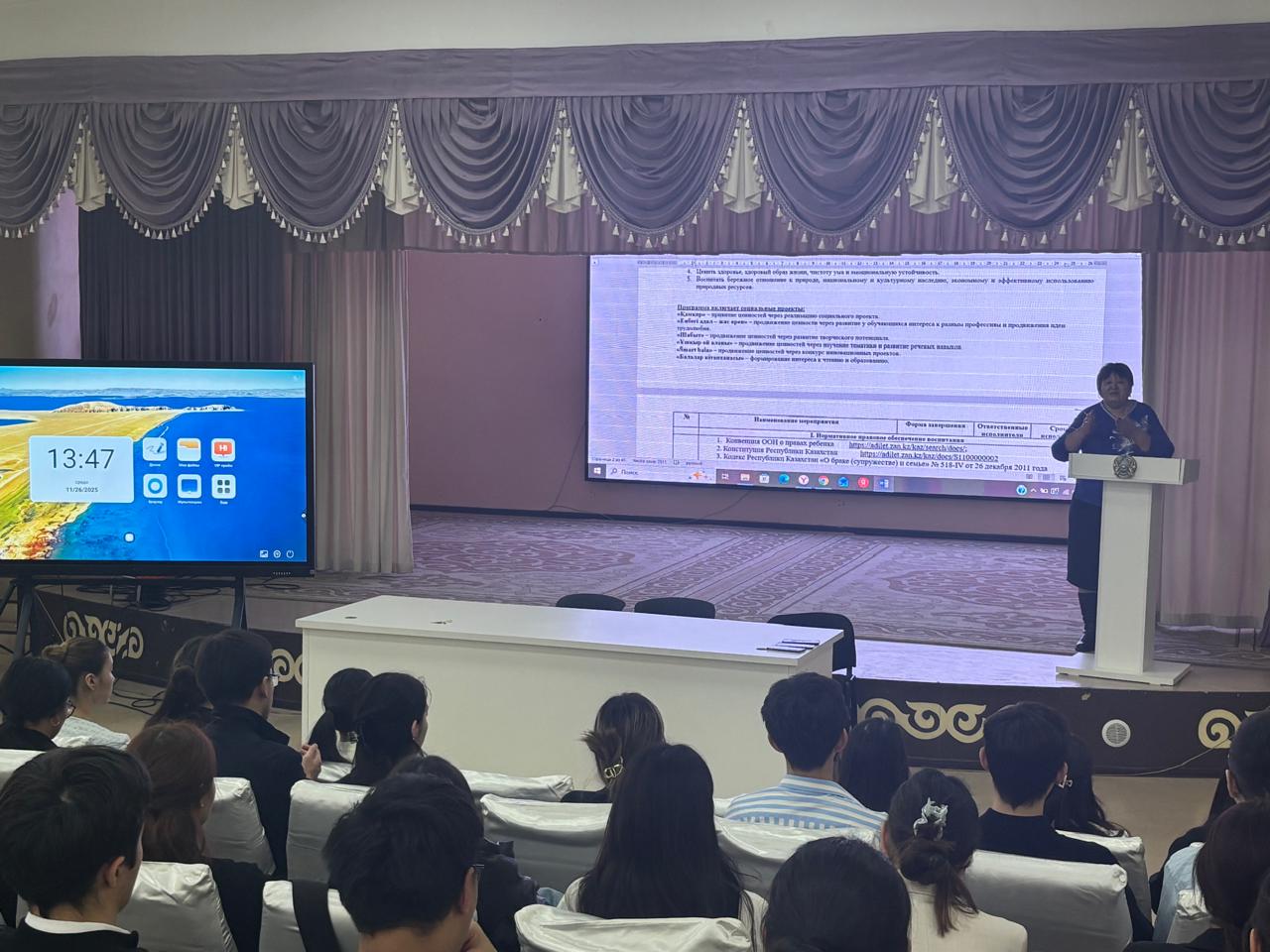 Шебер сынып/Мастер класс